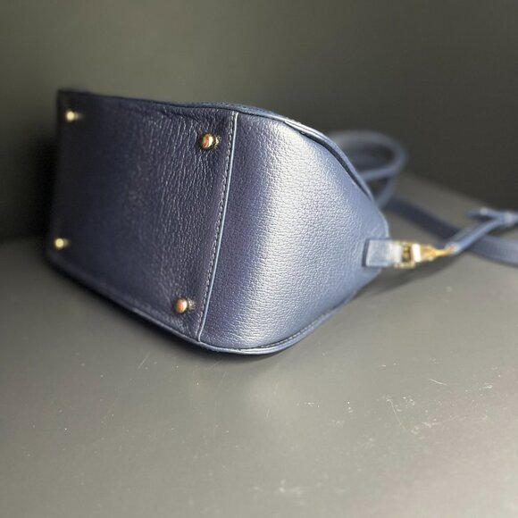 Kate spade 2way navy and light blue stripe EUC Holiday 2016 Collection - Picture 4 of 5